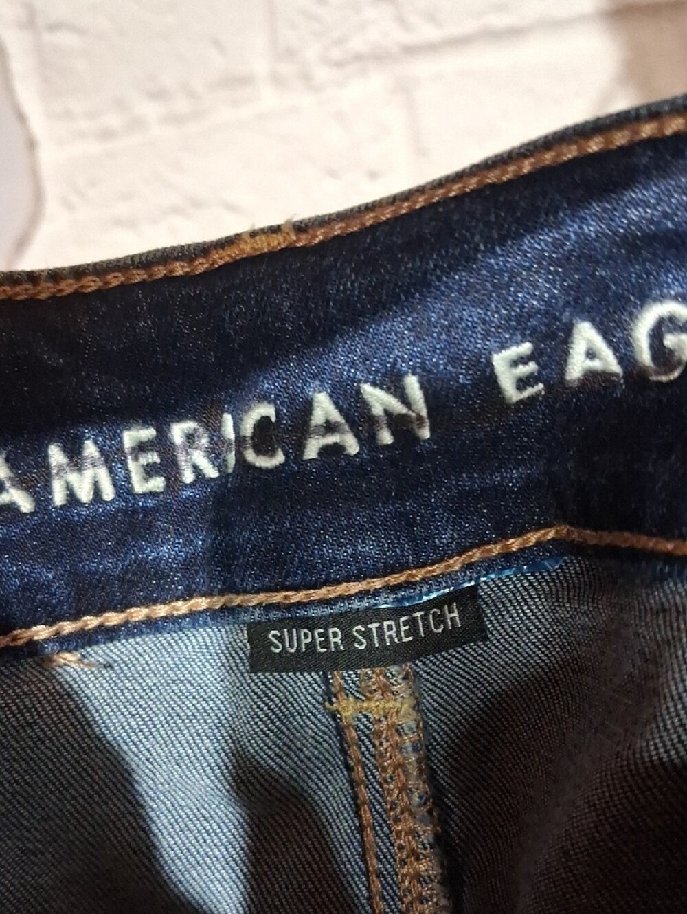 American Eagle Outfitters Dark Blue Flare Jeans - Picture 9 of 9